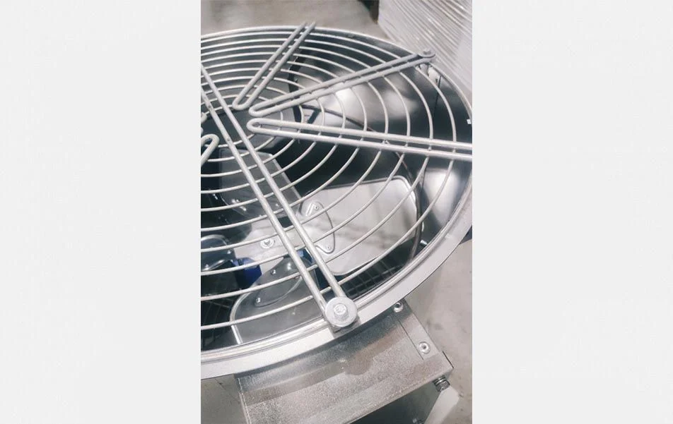 VRE recirculation fan for agricultural storage 1