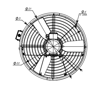 VRE recirculation fan for agricultural storage 6 VRE recirculation fan for agricultural storage 6